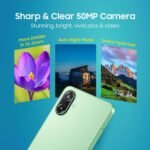 Samsung Galaxy F70e 5G (Limelight Green, 128 GB) (6 GB RAM) | 6000 mAh Battery | Dimensity 6300 | Octa Core Processor | 6.74" PLS LCD Display | - Image 4