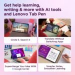 Lenovo Idea Tab Plus with Pen |Wifi +5G |12.1" 2.5K Display, 800nits Peak Brightness |8GB RAM + 256GB ROM (Expandable upto 2TB)| MediaTek Dimensity 6400| 10200mAh|4 Speakers with Dolby Atmos|Luna Grey - Image 3