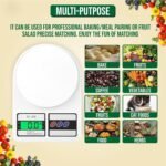 SF-400 Digital Kitchen Weighing Scale | 10Kg x 1g Precision | Food Scale with LCD Display for Cooking, Baking, Meal Prep & Healthy Diet | Compact Weight Machine for Home Use (White) - Image 5