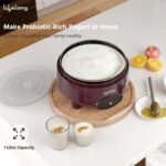 Lifelong Automatic Yogurt & Curd Maker Machine for Home | Auto Temperature Regulation | Electric Probiotic Yogurt Maker for Kitchen (1 L) | Thick Creamy Probiotic Curd |304 Stainless Steel Container - Image 7