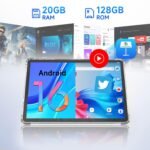 11" 2-in-1 Tablet, 20GB RAM, 128GB ROM, Android 16 Tablet with Case, Keyboard, Mouse and Stylus, Support 2TB Expandable Storage, 13MP Camera, Octa-core Processor, 5G - Image 2