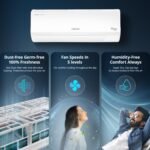 Voltas 183V Vectra CAW 1.5 ton 3 star,New star rated, inverter Split AC|4-IN-1 Adjustable mode|High ambient Cooling-cools even at 52°C|Anti dust filter with Anti-microbial coating|Copper Coil| White - Image 7
