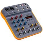 HAYDEN HY-A4 | 4-Channel Pro Audio Mixer With Bluetooth, USB MP3, 48V Phantom, Live Out & Recording for Podcast, Karaoke, DJ & Streaming - Image 8