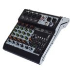 kh Audio Mixer 6 Channel for Stage Live Studio Stereo Recording DJ Stage Professional Audio Mixer Sound Board Console System Interface 6 Channel 48V Phantom Power (6 Channel DSP) - Image 2