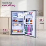 Godrej 99L 1 Star 5 year Comprehensive Warranty Single Door Refrigerator (RD CHAMP 114AN WPI FS ST, Fossil Steel) - Image 6