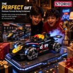 Storio RC 4x4 Formula F1 Drift Smoke Car 1:14 Scale | Hand Gesture Sensor & Remote Control | 2.4GHz High Speed Racing Car with 360° Spin, Lights, Music & Smoke | Toy for Boys & Girls 4+ - Image 5