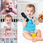 tekme Silicone Remote Teether For Baby, Remote Teether For 3+ Months And 6 To 12 Months Baby, Helps Biting Skills Development, Colour & Shape Recognition, Teething Toys For Babies And Toddlers (Black) - Image 7