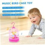 HARRY & JAMES® Talking Bird Toy Dancing Bird Toys Recording Repeat What You Said Singing & Chirping in The Bird Cage Playing Home Decor Talking Bird Toy for Kids,Boys,Girls,Childrens (Multicolor) - Image 7