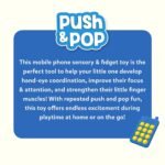 Skillmatics Push & Pop Fidget Toy for Kids – Sensory Silicone Toy Phone - Image 7