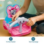Amazon Brand - Supples Baby Swing for Kids | Non-Toxic Plastic | Indoor & Outdoor Use | Adjustable Design with Safety Belt | Age 3+ Years | Blue & Pink - Image 5