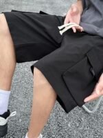 Lymio Men Shorts || Cotton Short for Men || with Pocket Style (Packs Also Available) (Shorts-54-56) - Image 3