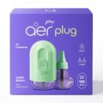 Godrej aer Plug Electric Air Freshener (Machine + 2 Refills (25ml each) | Violet Bloom | Lasts up to 120 days - Image 2