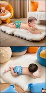 Advanso Leakage-proof cloth diapers for babies, high absorbent 2 reusable diaper 2 insert pad combo pack washable cloth diaper free size 5-18kg baby adjustable pocket cover 18 - Image 5