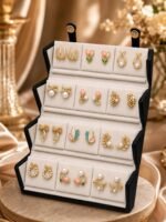Shining Diva Fashion 12 Pairs Set Earrings for Women Girls with Stylish Organizer Box | Valentine Birthday Rakshabandhan Gifts for Girls Girlfriend Wife Sister - Image 3