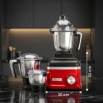 Rico 1000W Juicer Mixer Grinder for Kitchen & Home (Mixie) | 4 Jars (3 Steel + Nutri Sipper) for Smoothies, Chutney, Masala & Batter | Heavy Duty 18000 RPM | ISI Marked | 5 Yr Warranty - Image 9