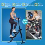 Vertical Climber & Stair Stepper for Home - Full Body Workout, Adjustable Height, Folding Climber Exercise Machine, Cardio & Strength Training Fitness Equipment (Stair Climber) - Image 5