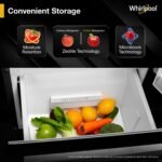 Whirlpool 235 L Frost Free Triple-Door Refrigerator | Zeolite Technology | Microblock Technology(FP 253D PROTTON ROY RADIANT STEEL(Z), Up to 44% Reduction in Cold Air Loss*] - Image 5