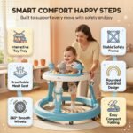 StarAndDaisy Baby Walkers for 9 Months + Or 6-24 Month Baby Boy Girl /360°Walker for Kids with 7 Level Height Adjustment/Walker for Baby with Switchable Food & Musical Toy Tray. - Image 2