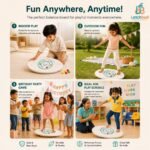 4 Way Balance Board with Maze Game & Balls | Balancing Board - Image 2
