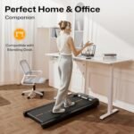 Flexnest Flexpad EZ 3HP Walking Pad Treadmill for Home Use | Compact Ultra-Slim | Smart Bluetooth App + Remote | Shock Absorption | LED Display | 9% Incline | 100kg Capacity - Image 3