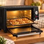 CADLEC Cruise Pro 12L Multi-Function OTG for Kitchen, 1000W Oven Toaster Griller, Bake Grill Toast, Oven for Baking, Adjustable Temperature & Timer, Black, 2 Year Warranty - Image 4