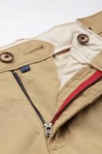 Louis Philippe Men's Slim Fit Premium Cotton Soft Handfeel Solid Chinos - Image 5