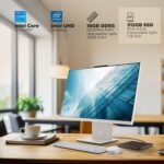 Lenovo IdeaCentre AIO Intel Core i5-13420H 27" FHD IPS (16GB RAM/512GB SSD/Win11/Microsoft 365 Basic + Office Home 2024/3Wx2 Harman/Wireless EOS Keyboard & Mouse,Grey), F0HM013KIN All-in-One Desktop - Image 4