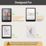 CoBak 3 Pack Screen Protector for Kindle Paperwhite 12th Generation 2024 and Kindle Colorsoft Signature Edition, Kobo Libra 2, Kobo Aura 2, Kobo Aura 2, Kobo Aura 2, High Clarity, Anti-Fingerprint - Image 3