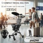 Kevim Baby-Travel-Light, Portable Compact Toddler for Removable Travel for Airplane, Mini Umbrella Stroller Lightweight,only 6 lbs,Weight Capacity 55 lbs - Image 5