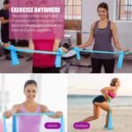 Medgears Resistance Exercise Band for Workout, Stretching & Yoga | Natural Latex Thera Band for Home Gym, Strength Training, Pilates & Physiotherapy | Fitness Band for Men & Women– 5 Feet Each (Blue) - Image 4