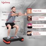 Lifelong Polypropylene Exercise Fitness Stepper for Exercise Aerobics Stepper | Max Weight 200kg - Image 4