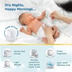 Mee Mee Premium Breathable Baby Tape Diapers (NB, 16 pcs) | Skin-Friendly Super Absorbent Cotton-Soft Diapers with Wetness Indicator | Newborn 0–3 Months - Image 2