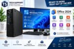 TECHSUPPORT Mini Desktop PC, Core i3 4th Gen, 4GB RAM, 128GB SSD, Windows 11 Pro, Office 2024, HD Graphics, WiFi, Compact Business & Office Computer | 1Year Onsite Warranty - Image 4