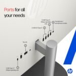 HP All-in-One, Intel Core Ultra 7 155U (16GB DDR5,1TB SSD) IPS, 300 nits, Touch, Anti-Glare, FHD, 27inch(68.6cm), Win11, M365*, Shell White, 6.72kg, FHD IR tilt Camera w/Privacy shuttter, 27-cr1418in - Image 8