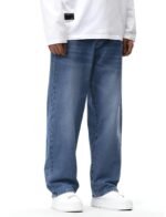 Ben Martin Men Jeans || Baggy Fit Jean's for Man || Loose Fit High Rise Denim || Stretchable Casual Wear Jean,s || Dance Rap Rapping Style Pant for Men || Denim Cotton Jeans (0) - Image 5