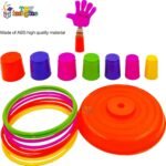 Toy Imagine™ 2 in 1 Ring Toss Game for Kids – Fun Indoor Outdoor Toy for Boys & Girls Age 2-5 | Colour Recognition, Brain Development, Birthday Gift, Educational Toy for 3+ Year Old - Image 8