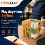 COVACURE 3D Maze Puzzle Cube with Metal Ball Inside, Transparent Handheld Marble Run Brain Teaser Game for Kids & Adults, Engaging Brain Teaser, Stress Relief Challenge (6 CM) - Image 5