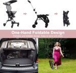Baby-Stroller-Travel-Light-Stroller, Portable Compact Stroller,Toddler Stroller for Removable,Travel Stroller for Airplane,Mini Umbrella Stroller Lightweight,only 6 lbs,Weight Capacity 55 lbs - Image 2