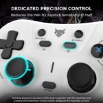 EvoFox One S V2 Universal 3-Mode Wireless Gaming Controller,1000Hz HallSense™ Precision Joysticks, BT, 2.4GHz & Wired, Macros, Fast Type-C Charging, PC, Mobile, Android TV, PS4 & Console Gaming - Image 8