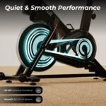 Cult SmartSpinVolt Spin Bike | 10Kg Flywheel | 140kg Max Weight | Magnetic Resistance Exercise Bike - Image 4