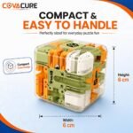 COVACURE 3D Maze Puzzle Cube with Metal Ball Inside, Transparent Handheld Marble Run Brain Teaser Game for Kids & Adults, Engaging Brain Teaser, Stress Relief Challenge (6 CM) - Image 2