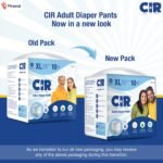 CIR Adult Diaper Pants Style | Adult Diaper Extra Large (XL)|Waist (100-150cm I 40"-59") |10 hr Absorption-Protection | Unisex with Wetness Indicator | Odour Control | Goodness of Aloe Vera | 10 Units - Image 8
