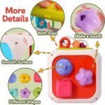 TEC TAVAKKAL Montessori 7 in 1 Baby Sensory Toy for Kids - Educational Learning Shape Sorter, Activity Stacking, Interactive Fine Motor Skill Development - Multicolor - Image 5