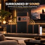 OBAGE CA-2 5.1 Home Theatre System, 400W Powerful Output, 10 Inch Woofer, 35Hz–15kHz Frequency Range, Virtual Surround Sound, HDMI & Bluetooth | Massive Bass & Clear Audio - Image 6