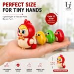Chicken Toys for Kids, Swinging Chain String Magnetic Hen with Chick Learning to Crawl Spring Toy, Crawling Wind-up Duck, Walking Chicken Cute Windup Toy for Boys Girls Toddler - Image 6