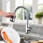 360° Rotating Kitchen Tap Extender, Flexible Faucet Attachment with 2/3 Mode Spray Head, Universal Splash Filter Aerator, Chrome Plated Sink Tap Extension for Kitchen & Bathroom (Silver) - Image 7