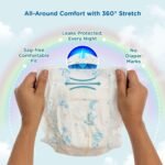 Mee Mee Premium Breathable Baby Tape Diapers (NB, 16 pcs) | Skin-Friendly Super Absorbent Cotton-Soft Diapers with Wetness Indicator | Newborn 0–3 Months - Image 3