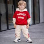 Googo Gaaga Boys Cotton Fleece Printed Hoodie Sweatshirt with Joggers in Clothing Set | Winter Fleece Fabric | Full Sleeves - Image 6
