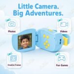 Toy Imagine Kids Digital Camera 1080P with 2-Inch Screen & Games, Blue - Image 3