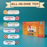 Educational Math Learning & Activity Toys for Kids 3-5 | Interactive Early Brain Development Montessori Toys for 3-4 Years Old | Number Blocks for Toddlers 3,4 | Birthday Gift for Boys & Girls - Image 2